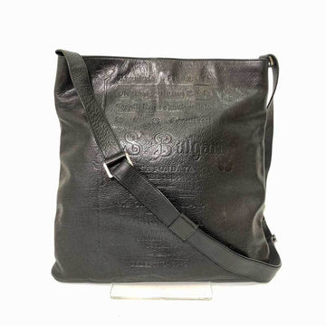 Bulgari Collezione 1910 Black Leather Shopper Bag