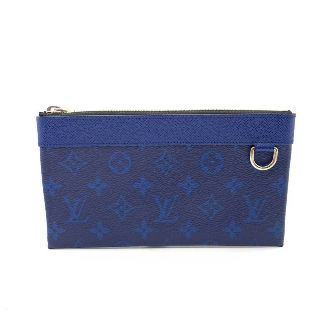 Louis Vuitton Discovery Blue Leather Wallet 