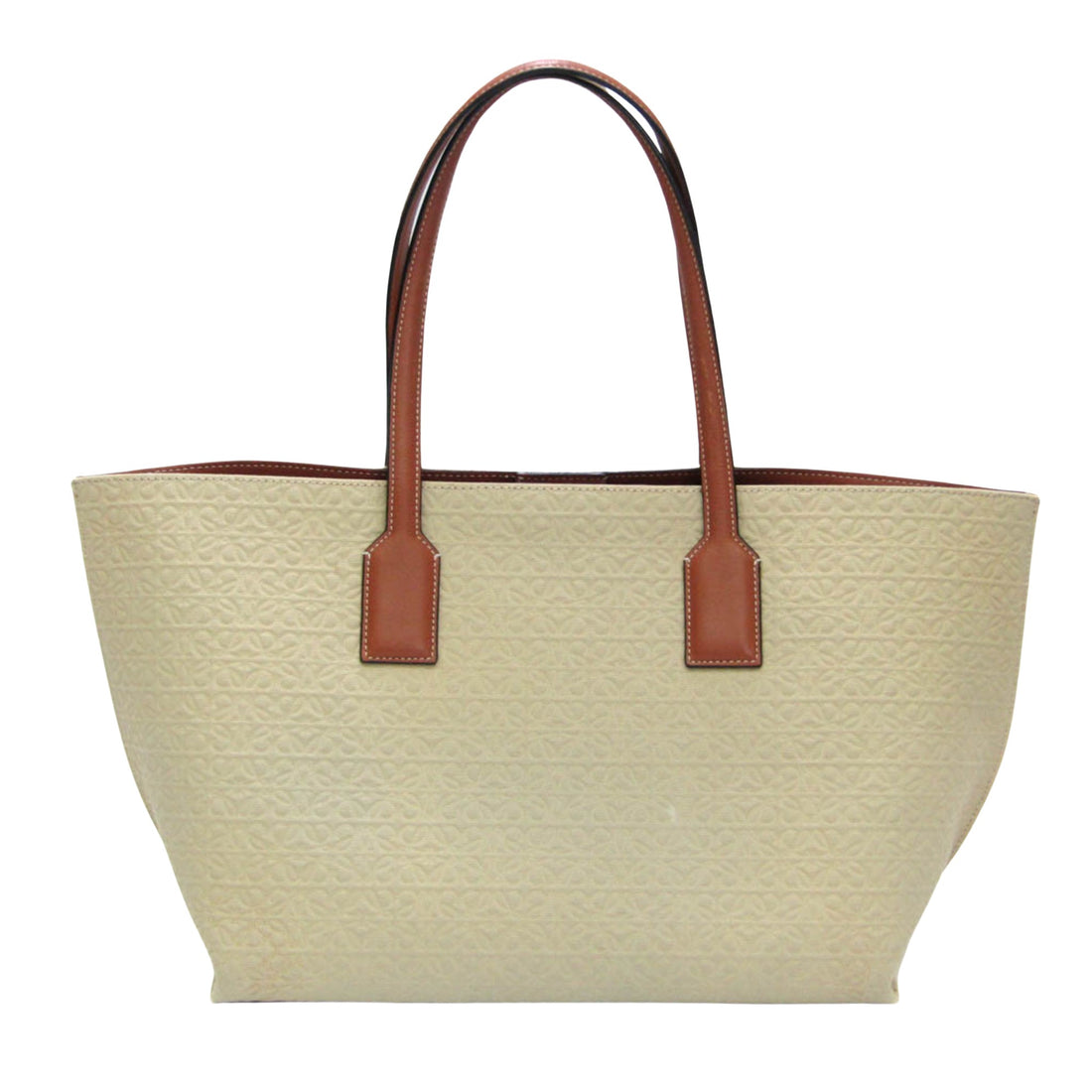 Loewe Ecru Leather Tote Bag