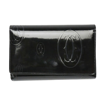 Cartier Black Patent Leather Wallet 