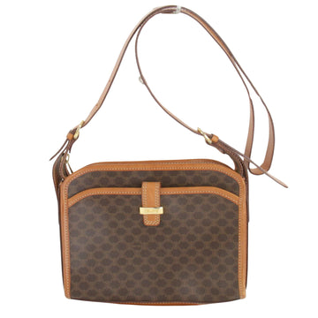 Céline Macadam Brown Leather Shopper Bag