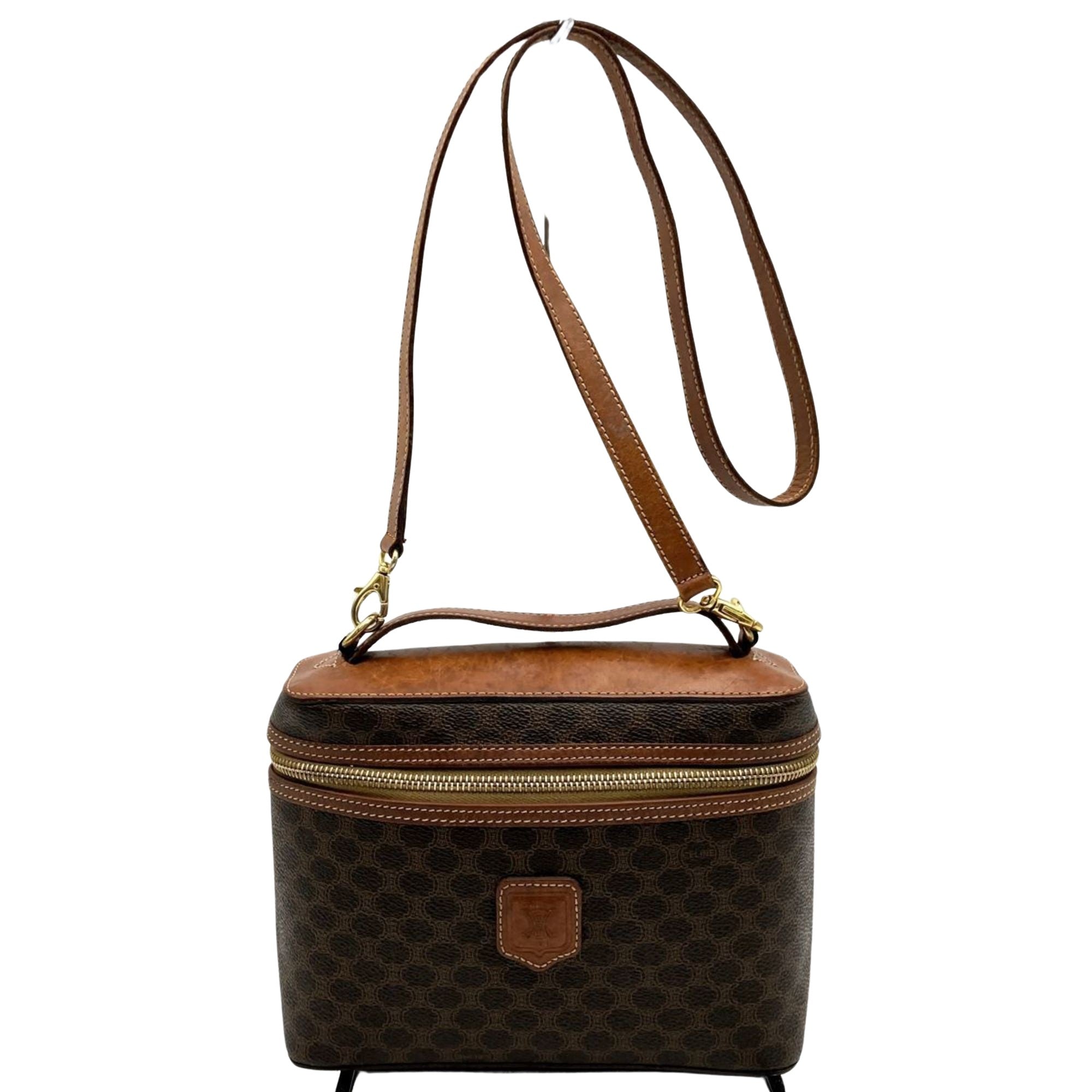 Céline Vanity Brown Leather Shopper Bag