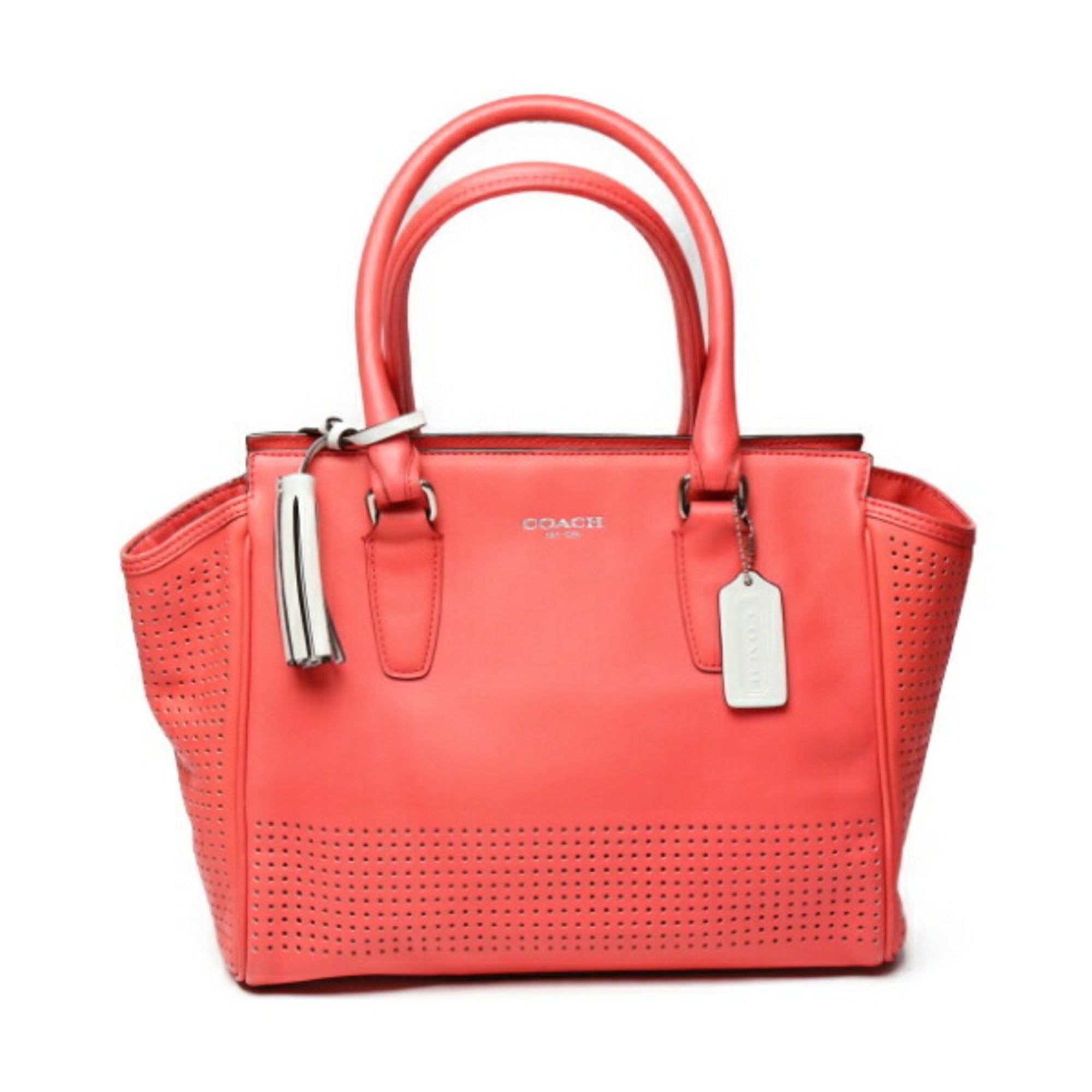 Coach Pink Pony-Style Calfskin Handbag 