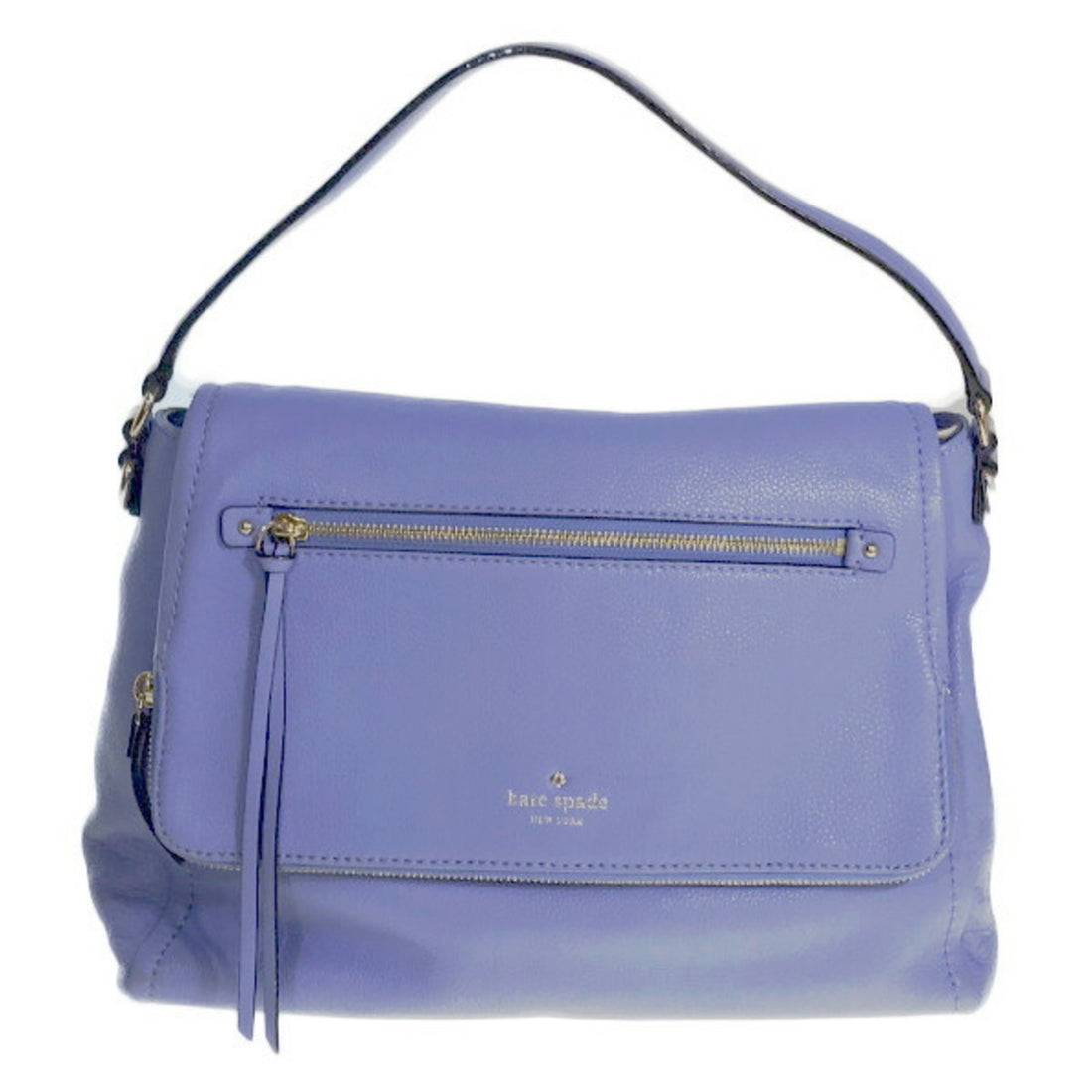 Kate Spade Purple Leather Shoulder Bag