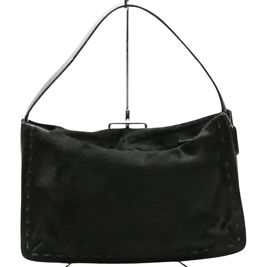 Coach Black Leather Shopper Bag