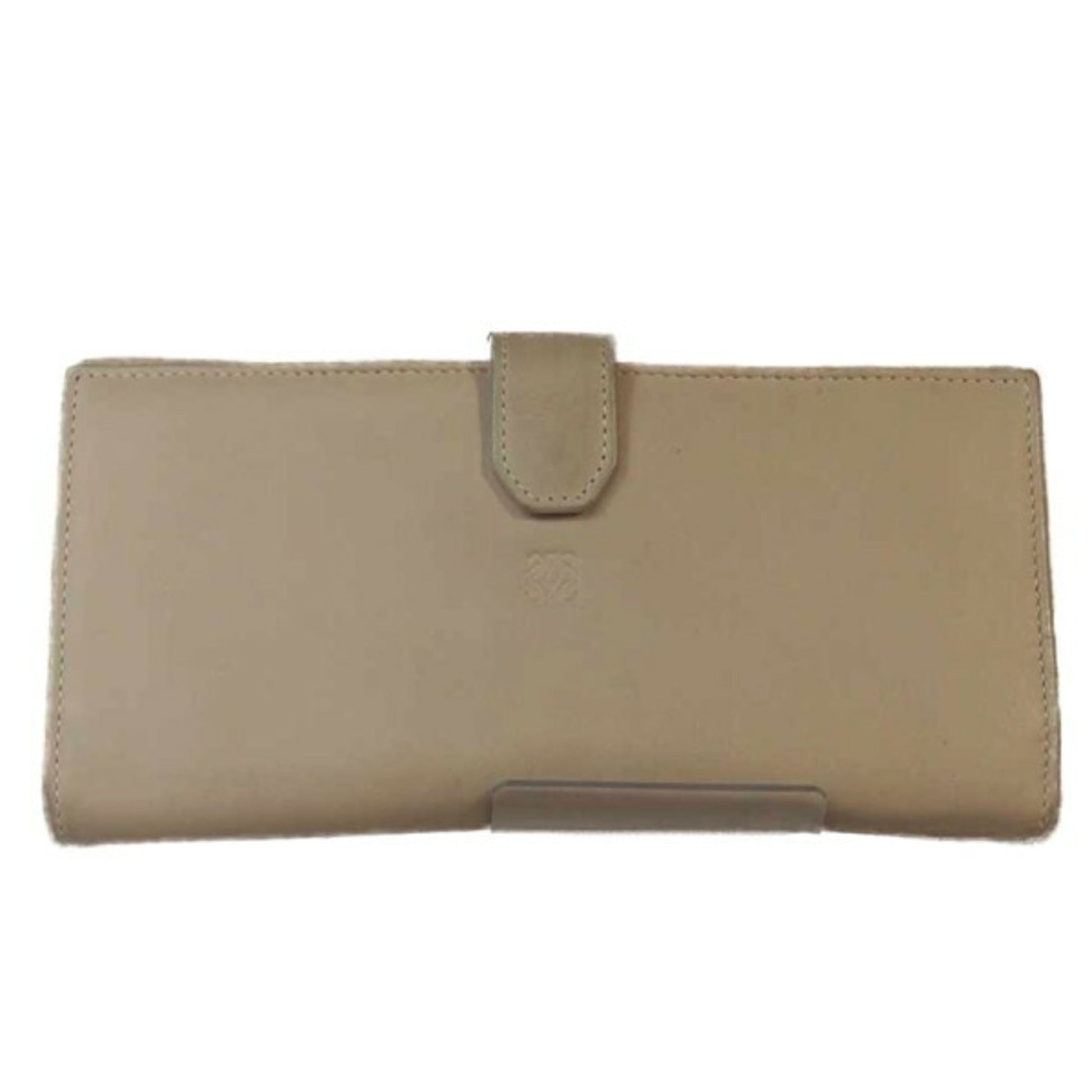 Loewe Beige Leather Wallet 