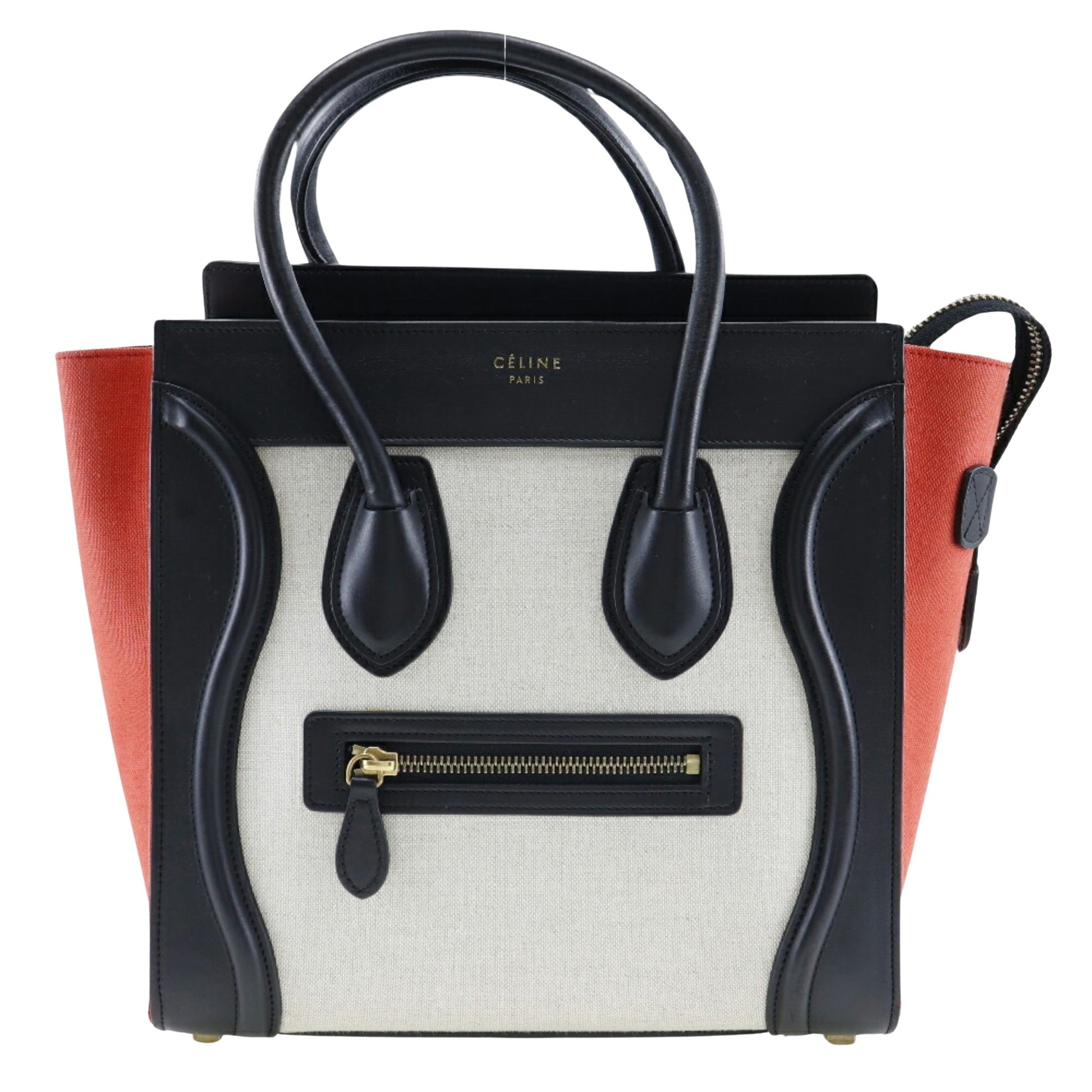 Céline Luggage Multicolour Pony-Style Calfskin Handbag 