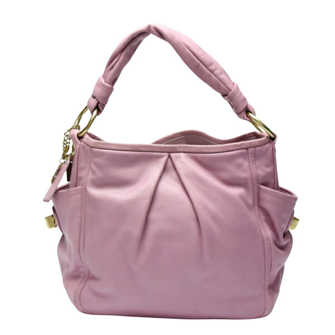 Coach Purple Leather Handbag 