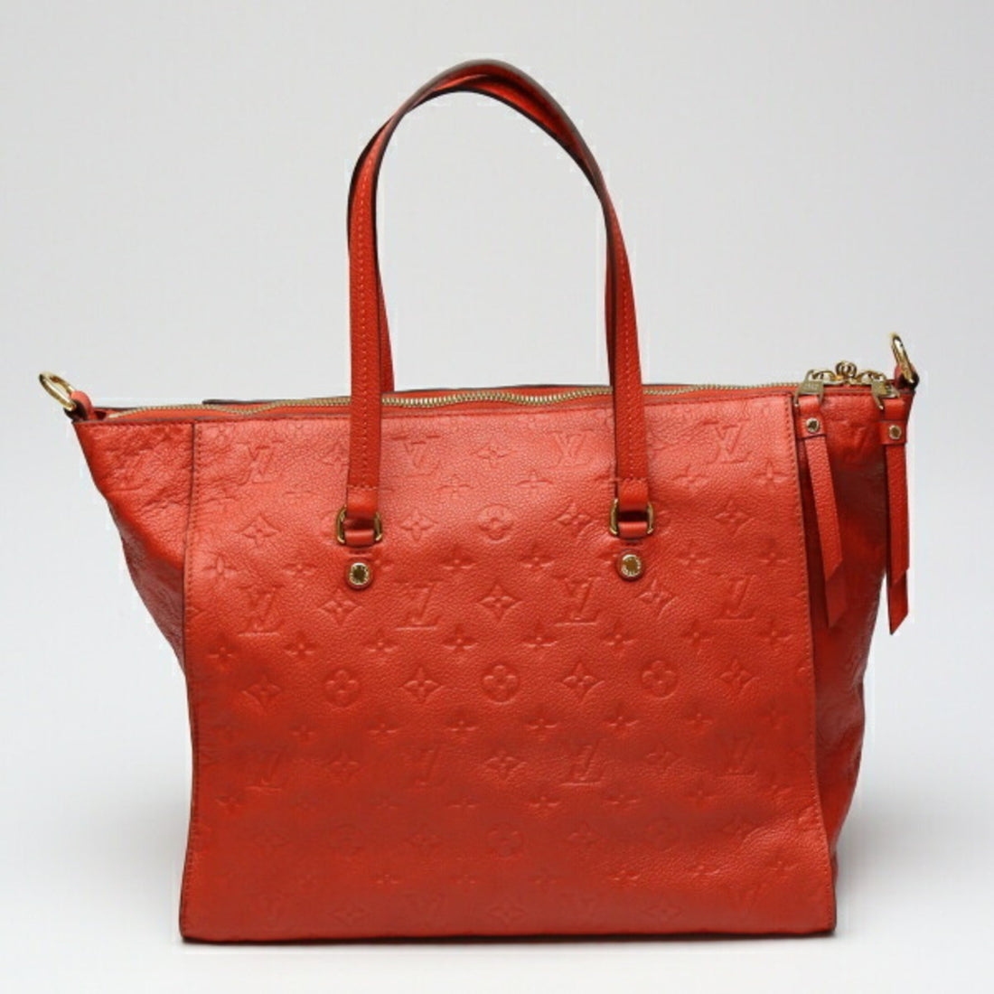 Louis Vuitton Lumineuse Red Canvas Tote Bag