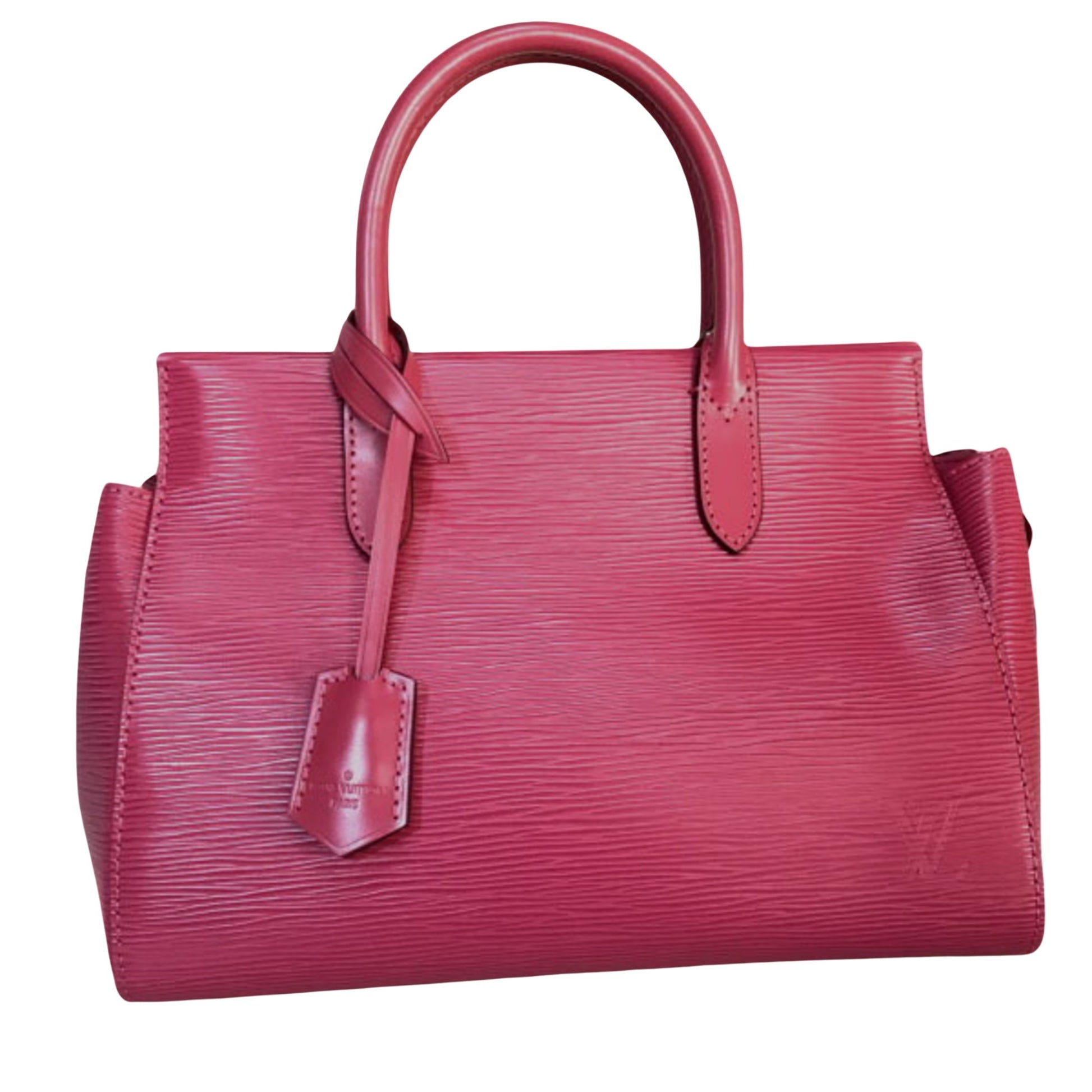 Louis Vuitton Marly Pink Leather Shopper Bag