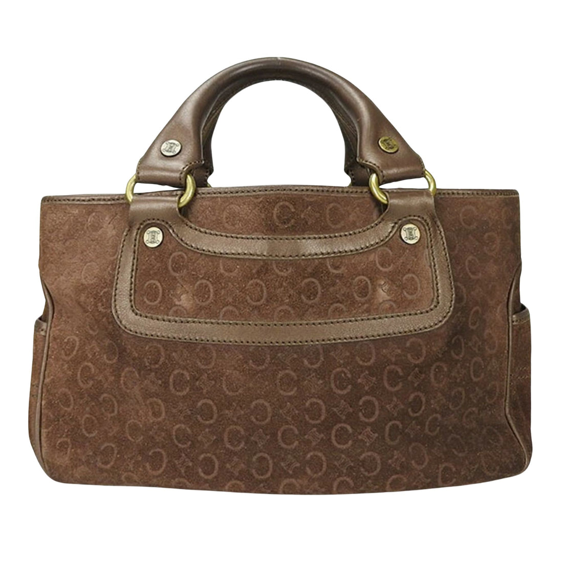 Céline Boogie Brown Suede Handbag 