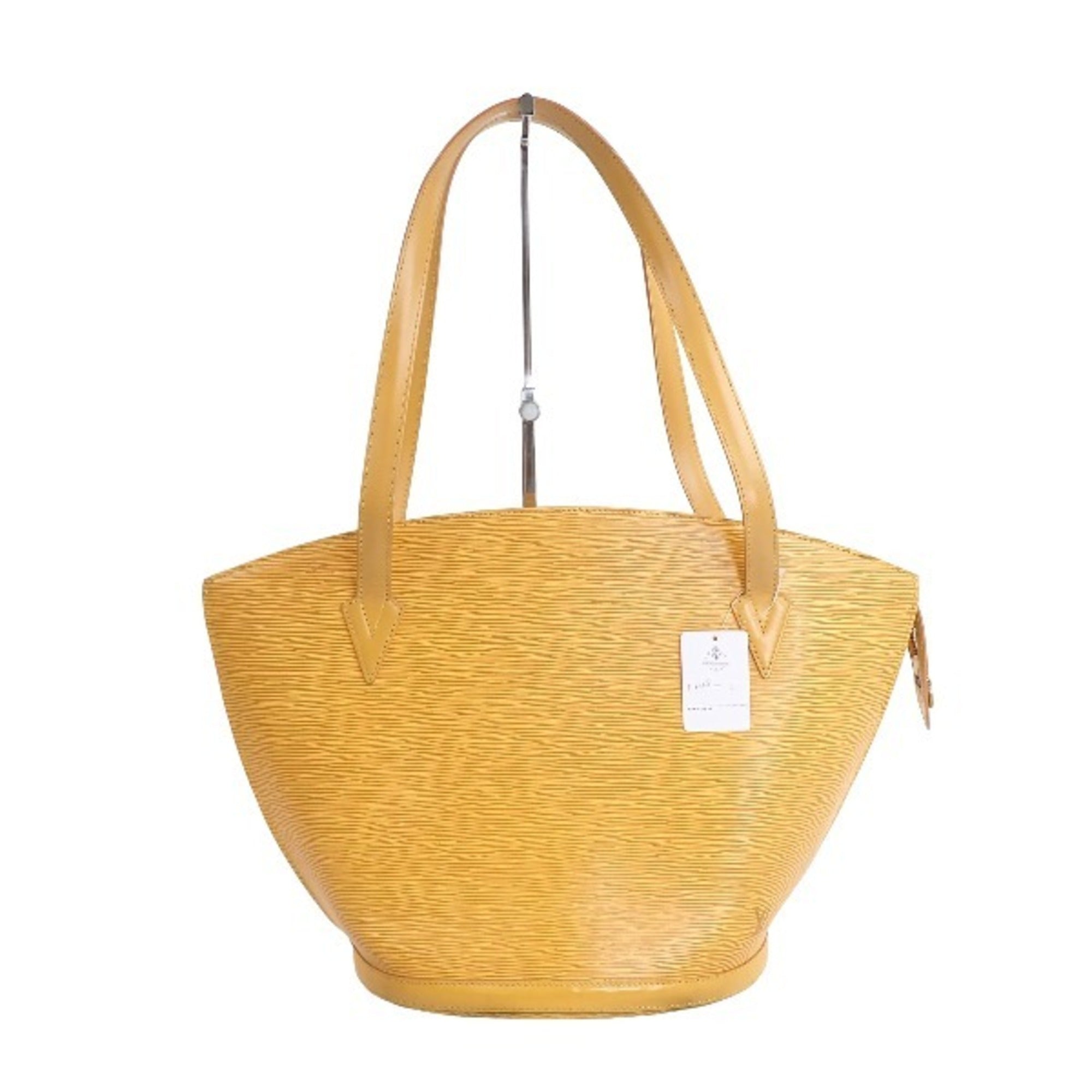 Louis Vuitton Saint Jacques Yellow Leather Tote Bag