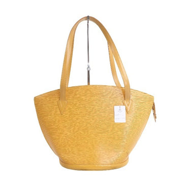 Louis Vuitton Saint Jacques Yellow Leather Tote Bag