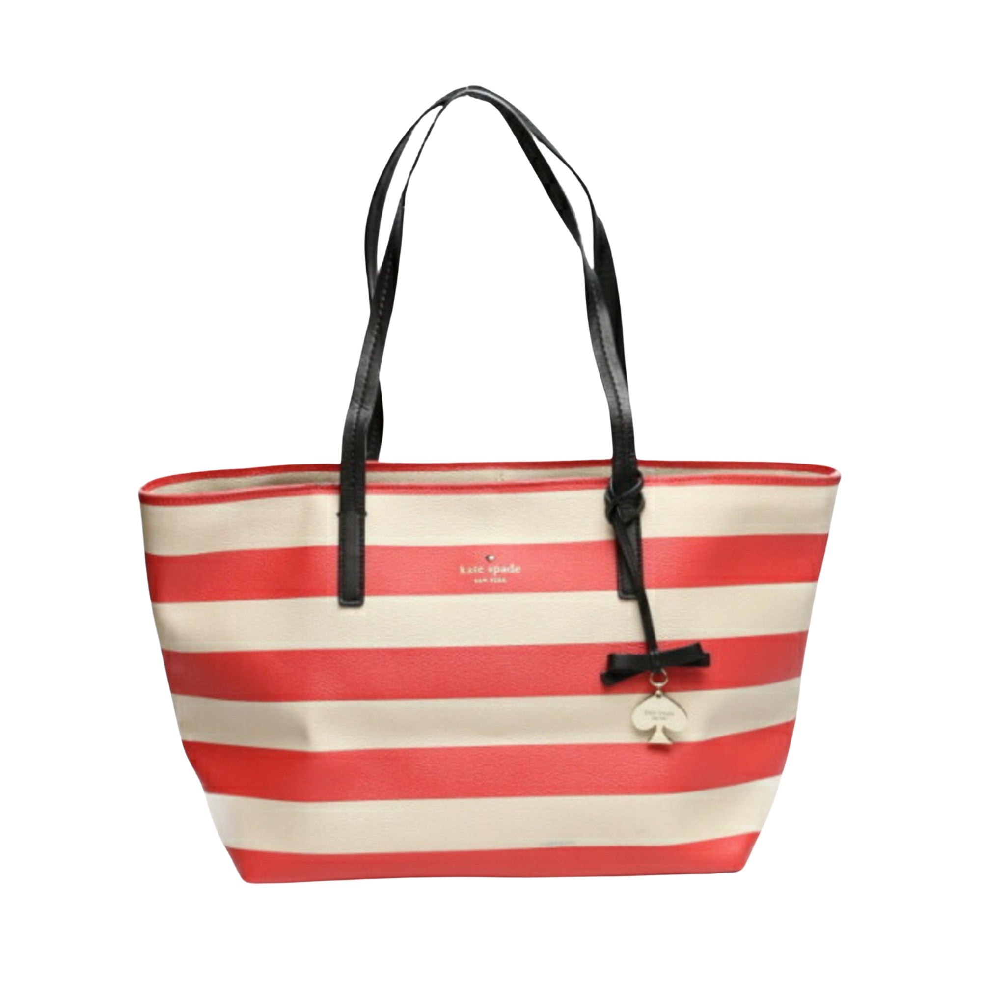 Kate Spade Orange Leather Tote Bag