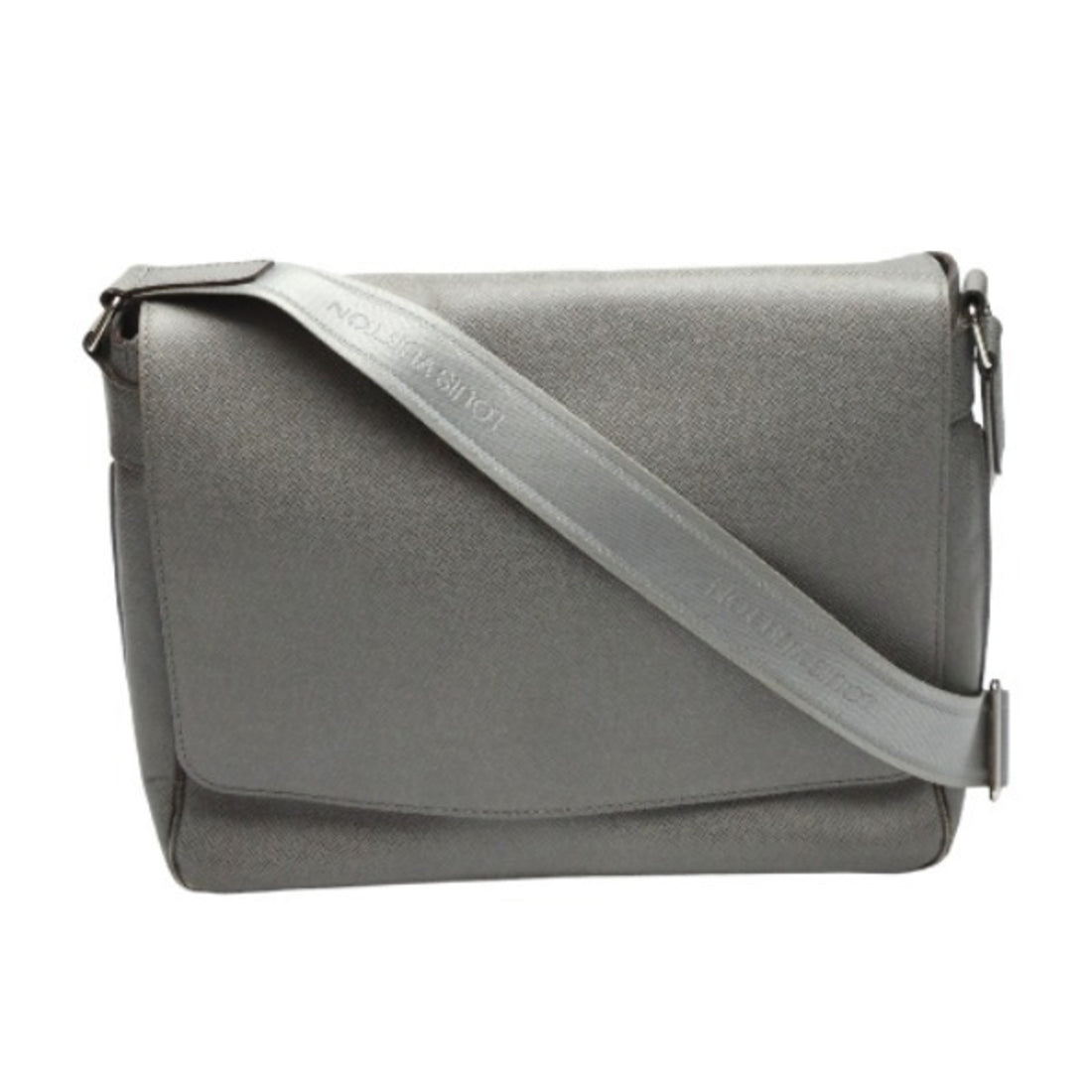 Louis Vuitton Roman Grey Leather Shoulder Bag