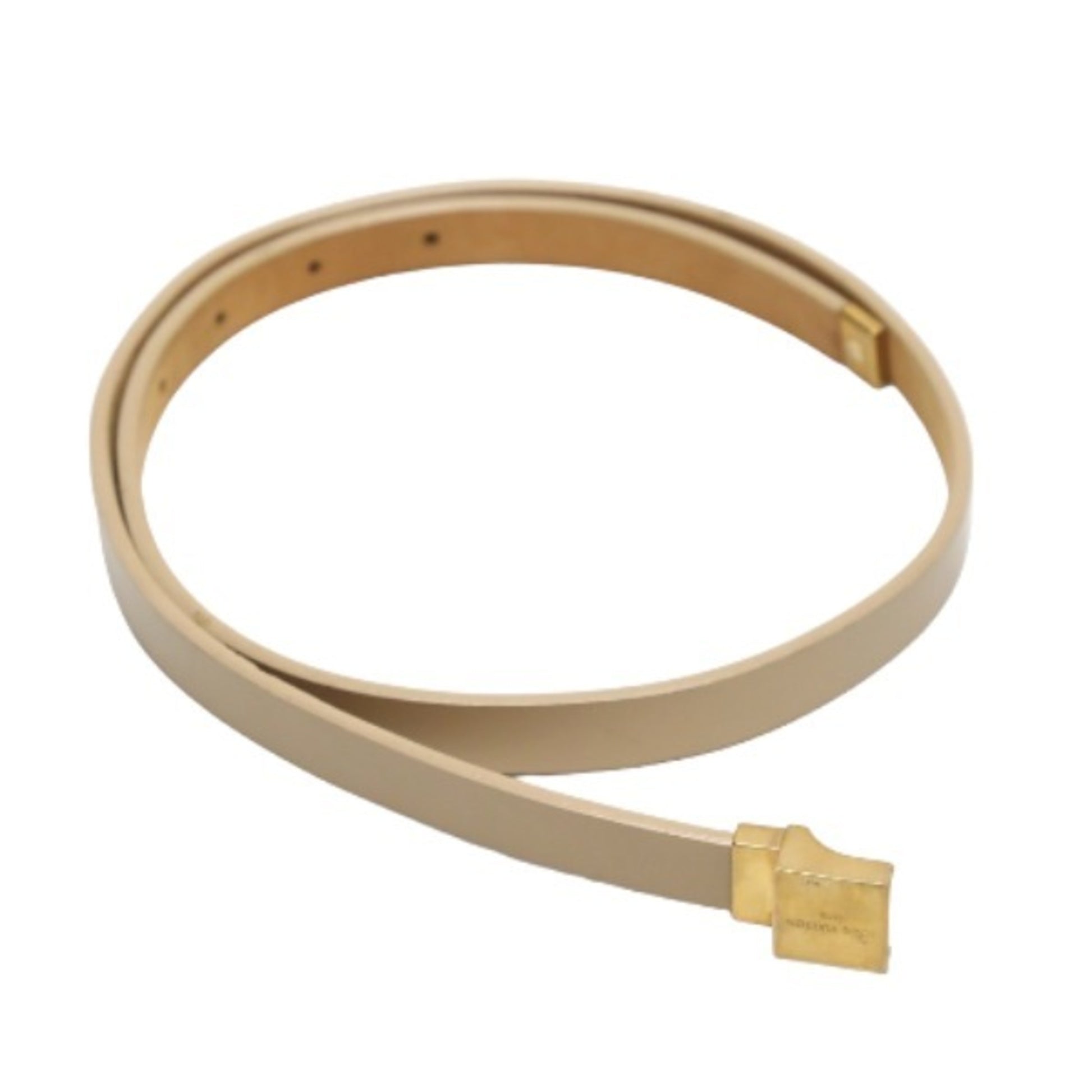 Louis Vuitton Beige Leather Belt 