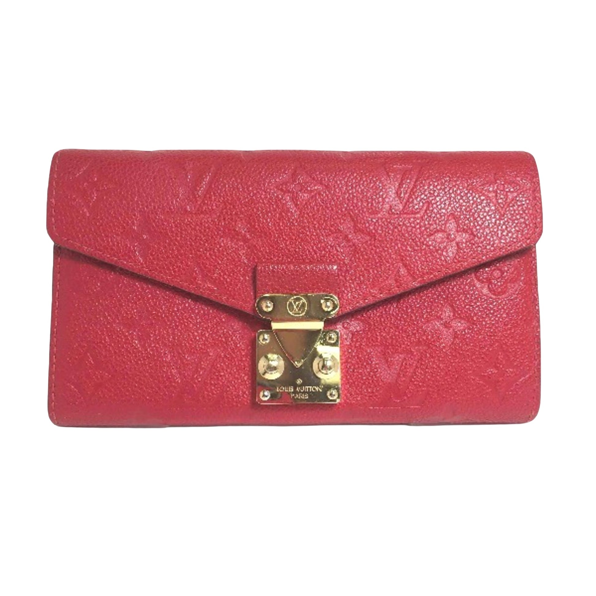 Louis Vuitton Metis Red Leather Wallet 