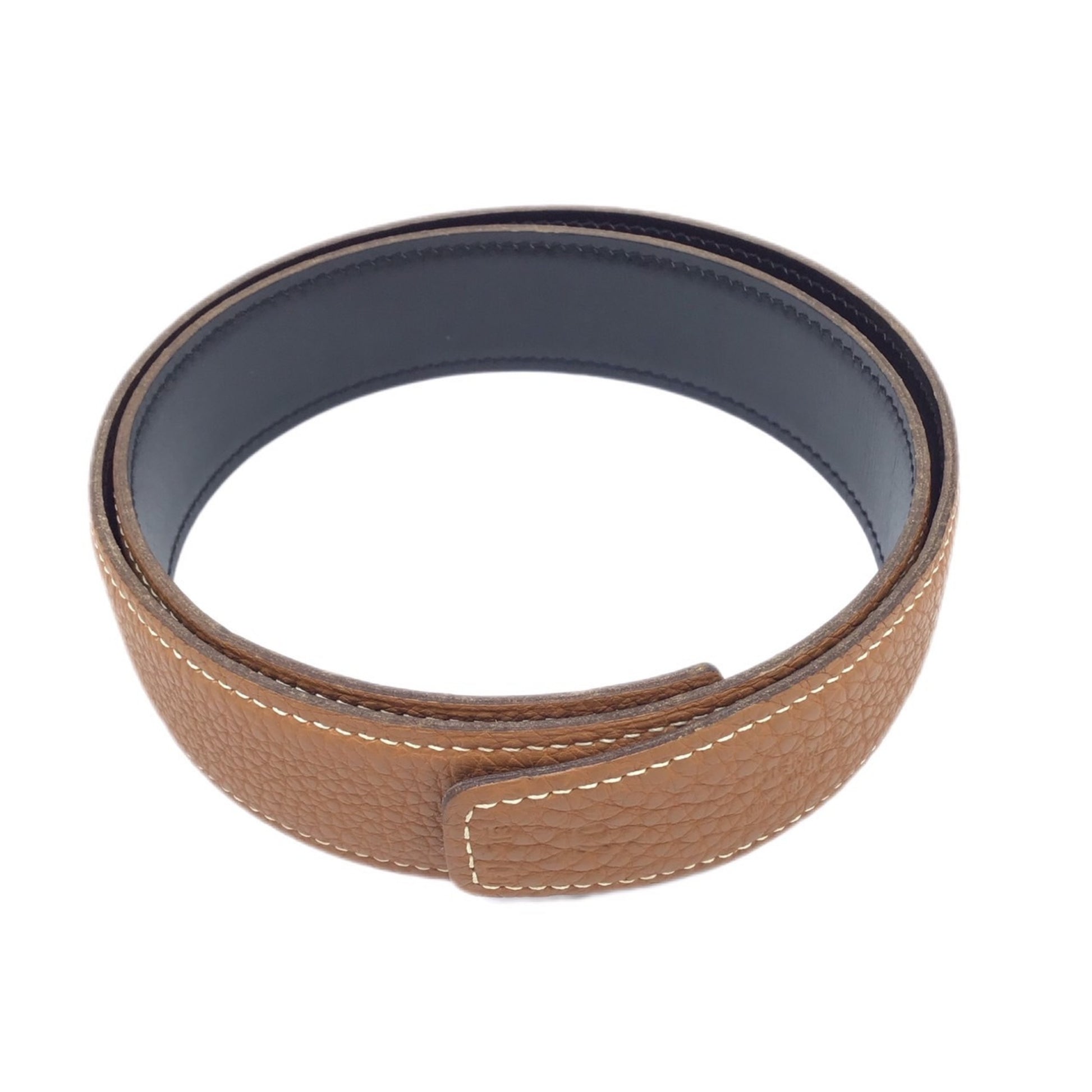 Hermès Brown Leather Belt 