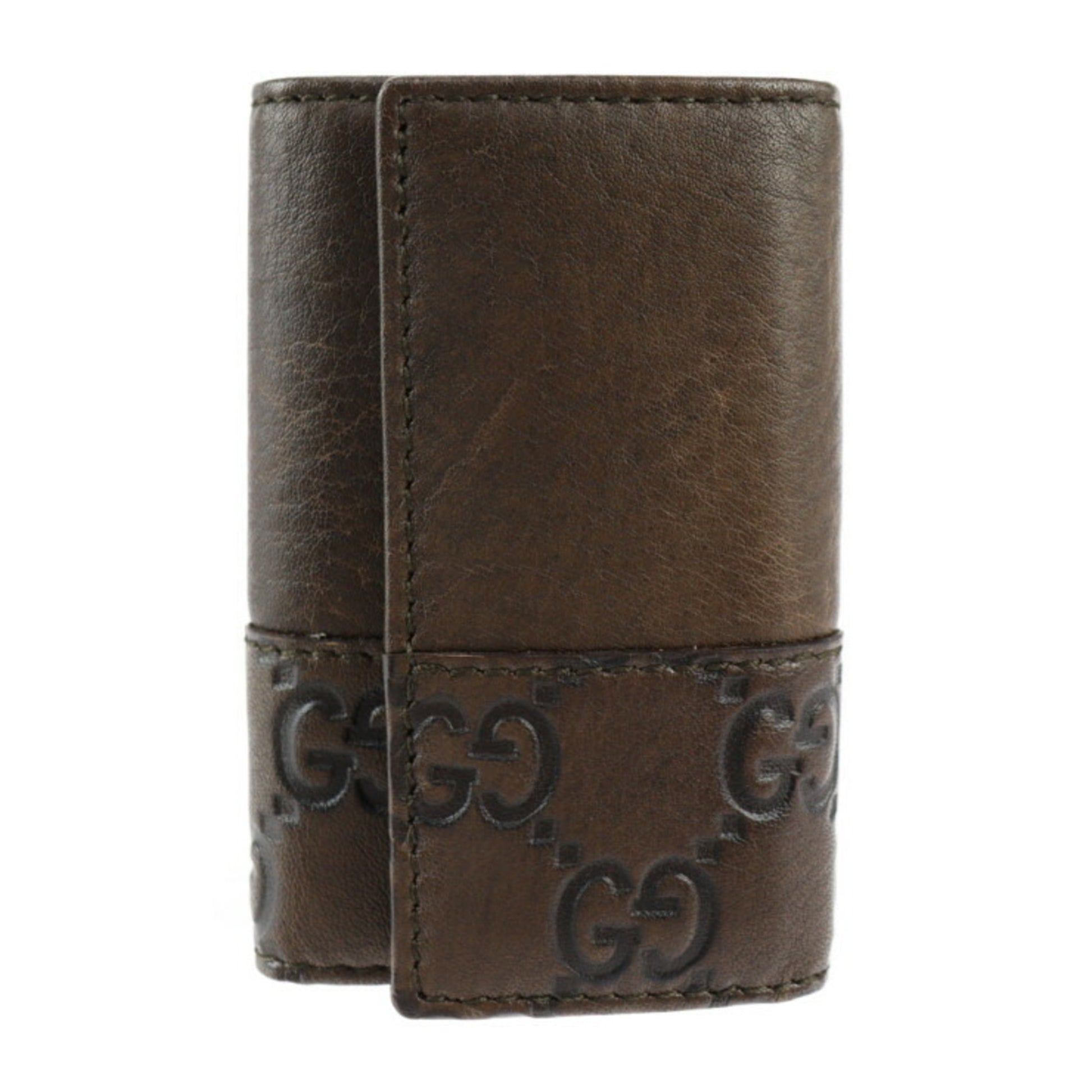 Gucci Guccissima Brown Leather Wallet 