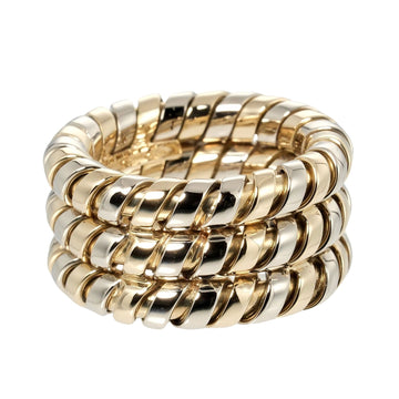 Bulgari Tubogas Gold Yellow Gold Ring 