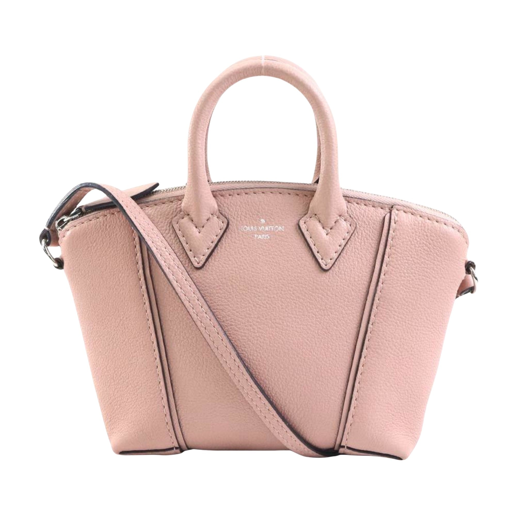 Louis Vuitton Lockit Pink Leather Handbag 