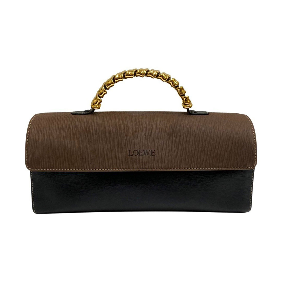 Loewe Velazquez Brown Leather Handbag 