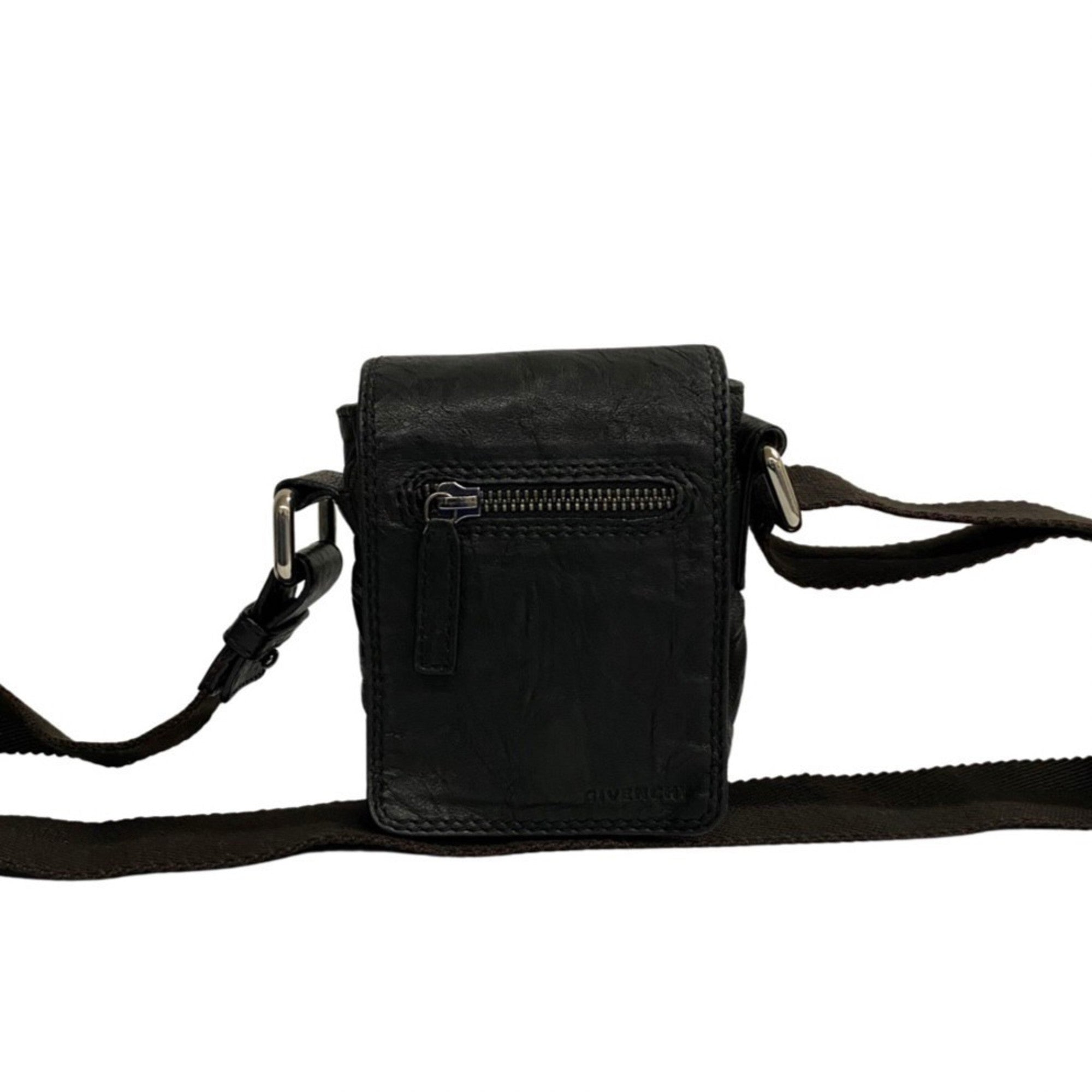 Givenchy Black Canvas Shoulder Bag