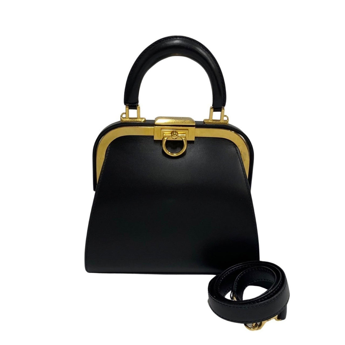 Dior -- Black Leather Handbag 