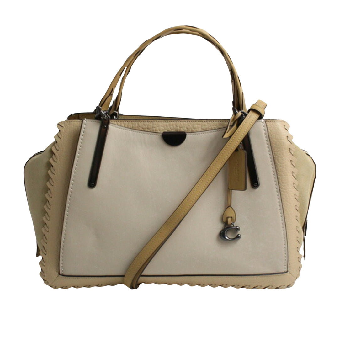 Coach Dreamer White Canvas Tote Bag