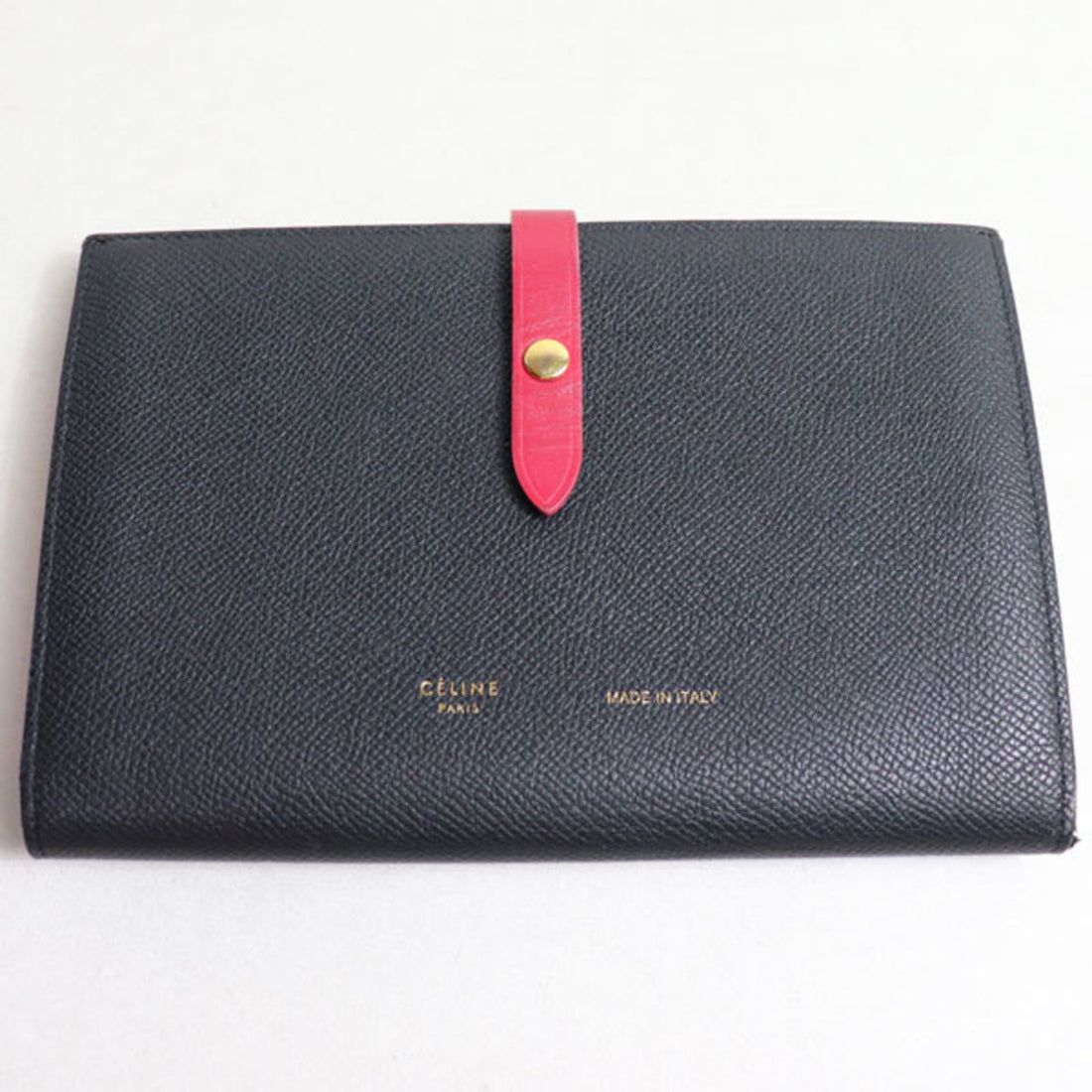 Céline Black Leather Wallet 