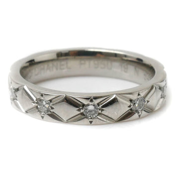 Chanel Silver Platinum Ring 