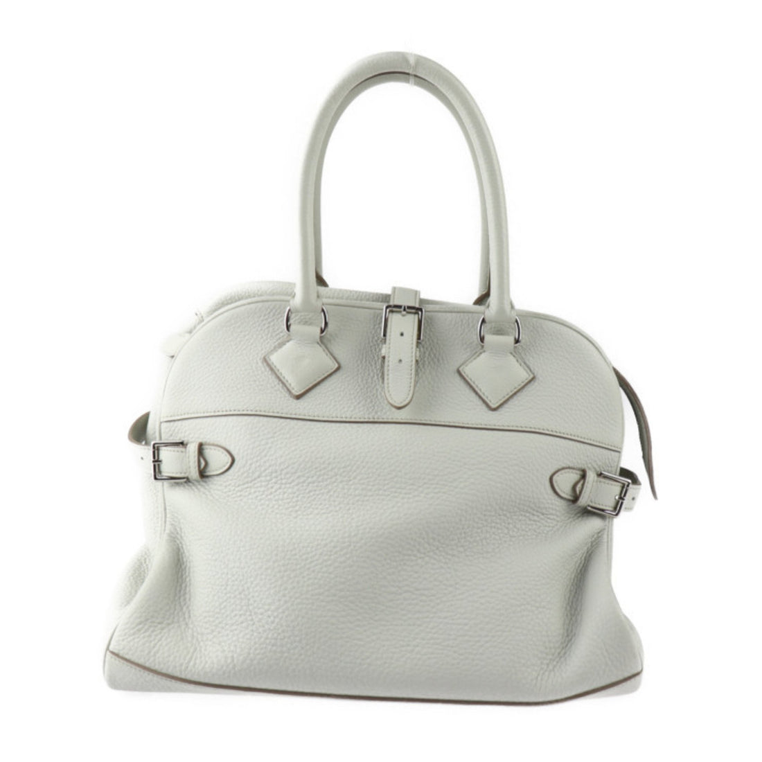 Hermès Atlas White Leather Handbag 