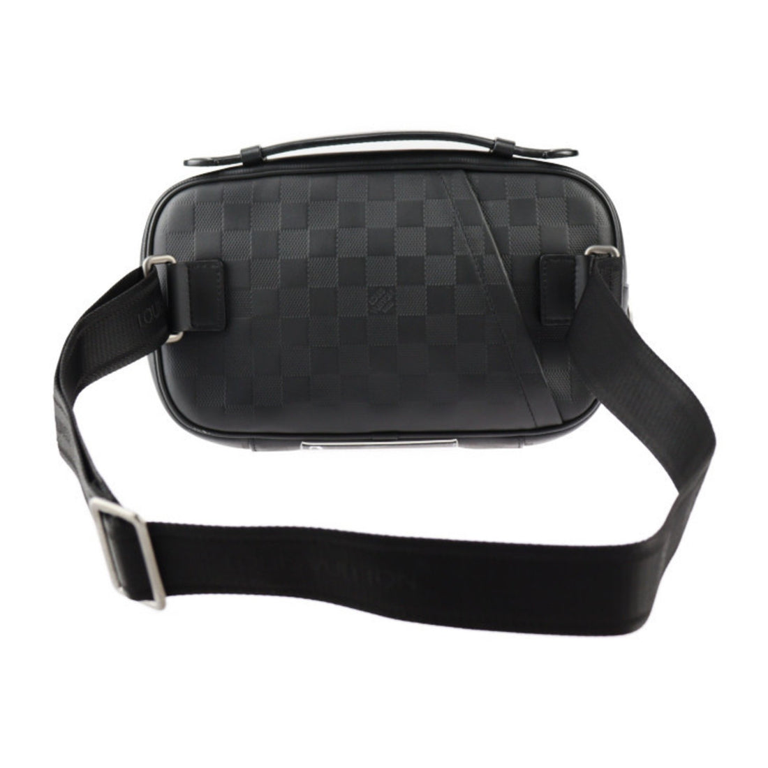 Louis Vuitton Ambler Black Canvas Clutch Bag