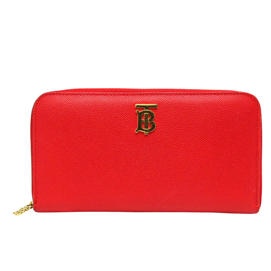 Burberry TB Red Leather Wallet 