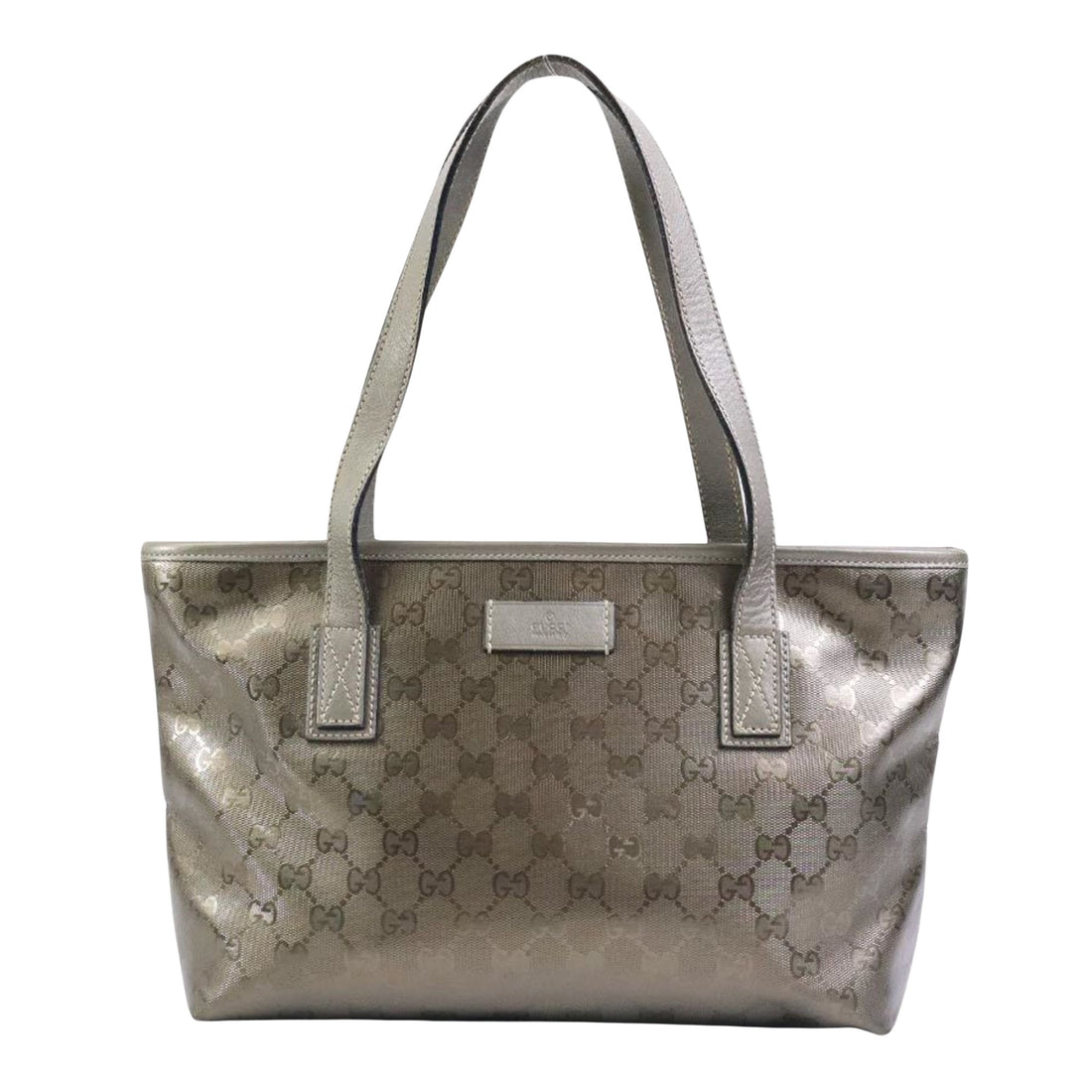 Gucci Beige Canvas Tote Bag