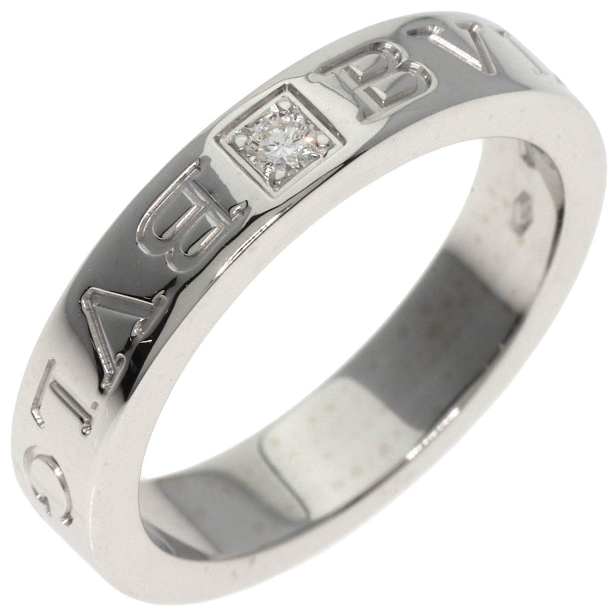 Bulgari Bvlgari bvlgari Silver White Gold Ring 