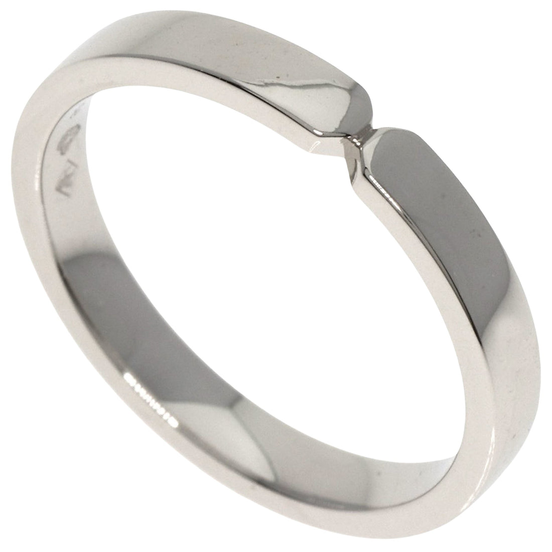 Hermès Kelly Silver Platinum Ring 