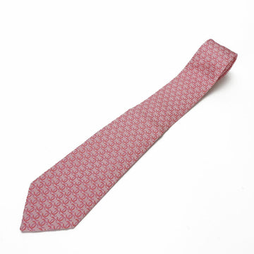 Chanel Pink Silk Tie 