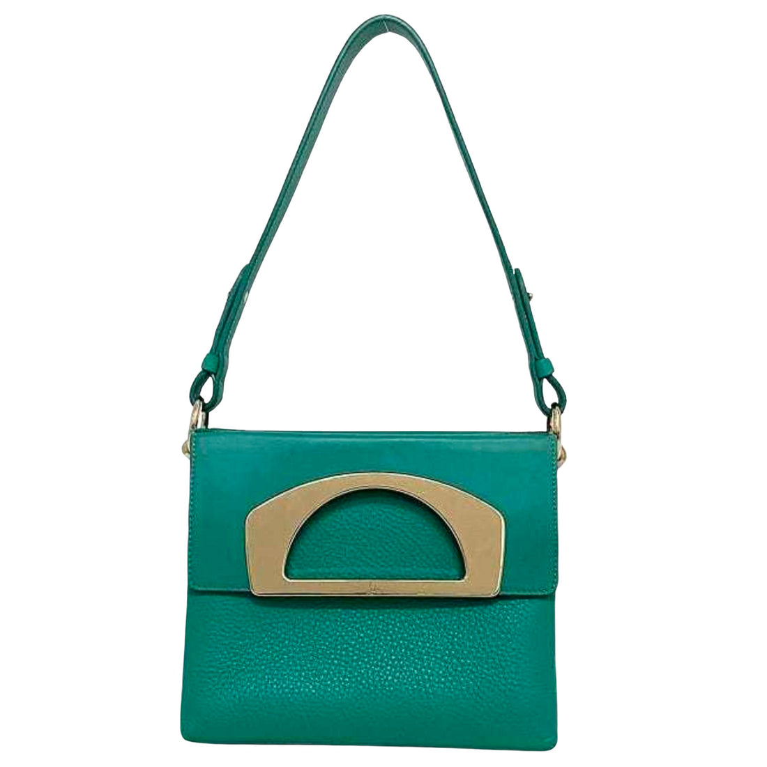 Christian Louboutin Green Leather Shoulder Bag