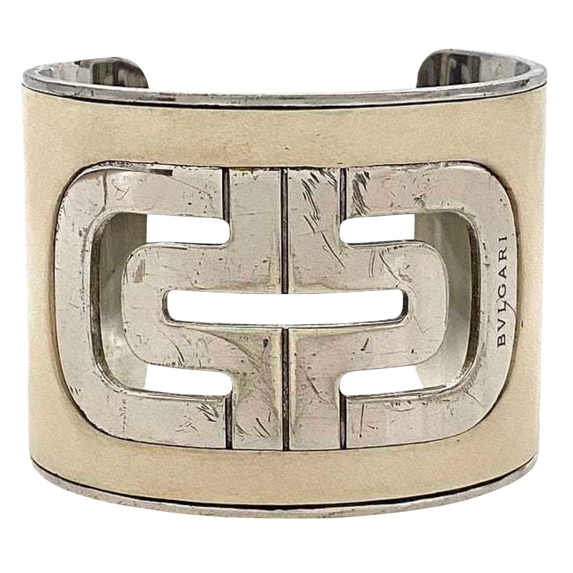 Bulgari Parentesi Silver Silver Bracelet 