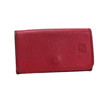 Loewe Key case Red Leather Wallet 