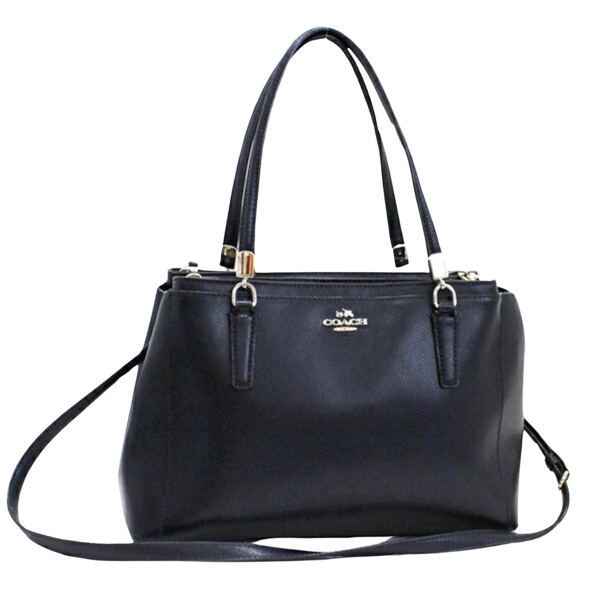 Coach Christie Navy Leather Handbag 