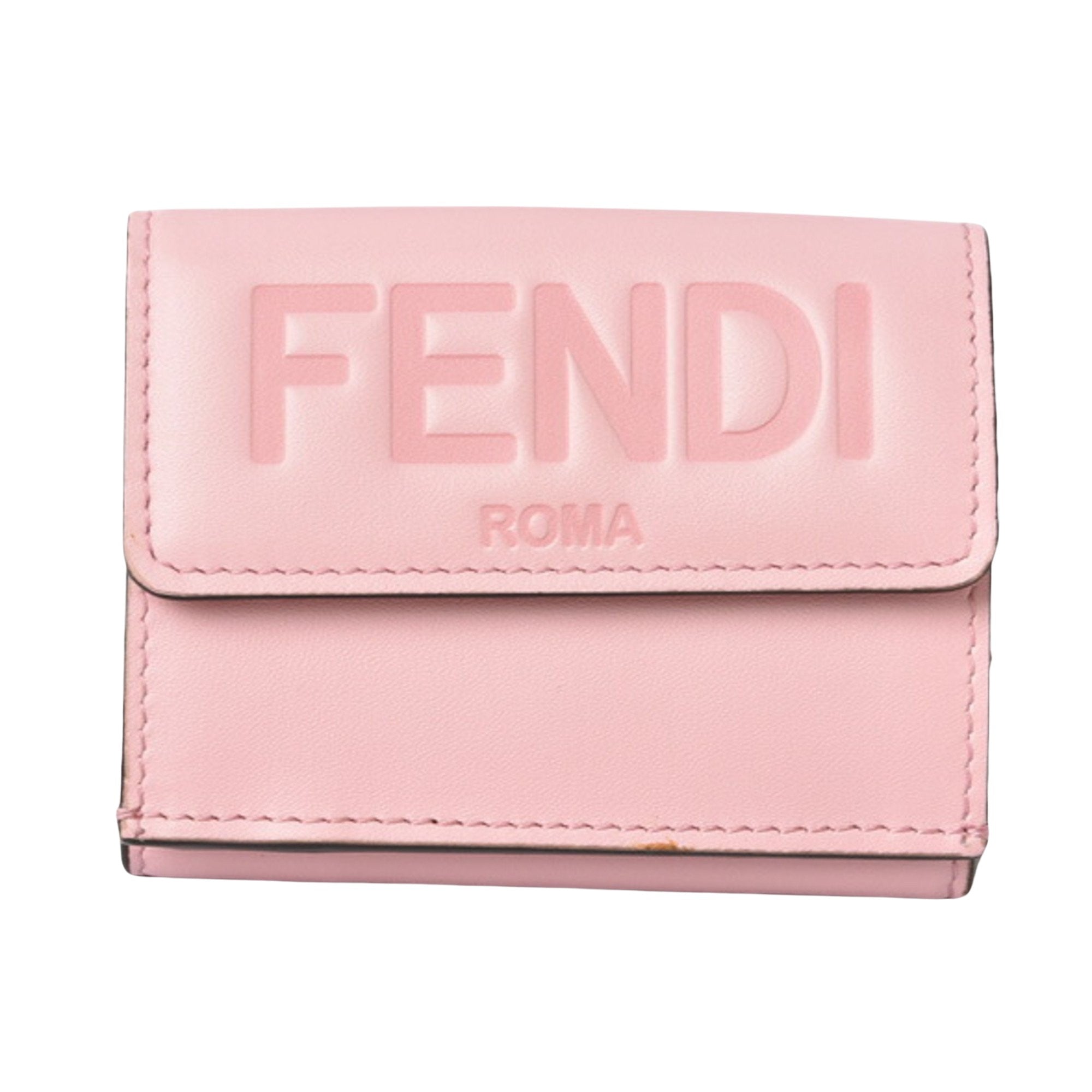 Fendi Pink Leather Wallet 