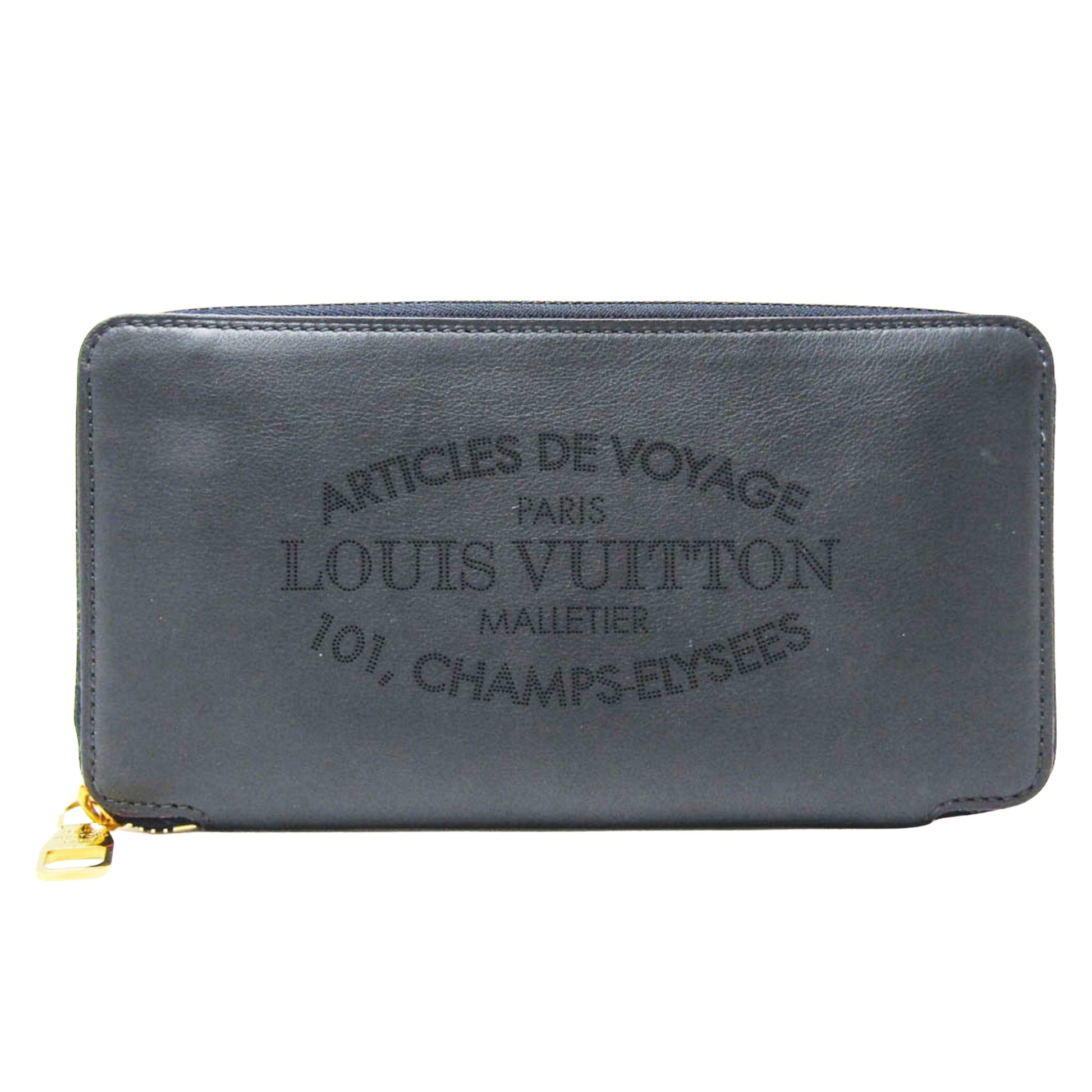 Louis Vuitton Jena Grey Leather Wallet 