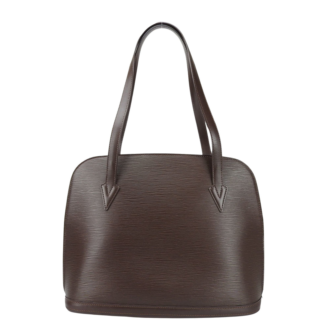 Louis Vuitton Lussac Brown Leather Tote Bag