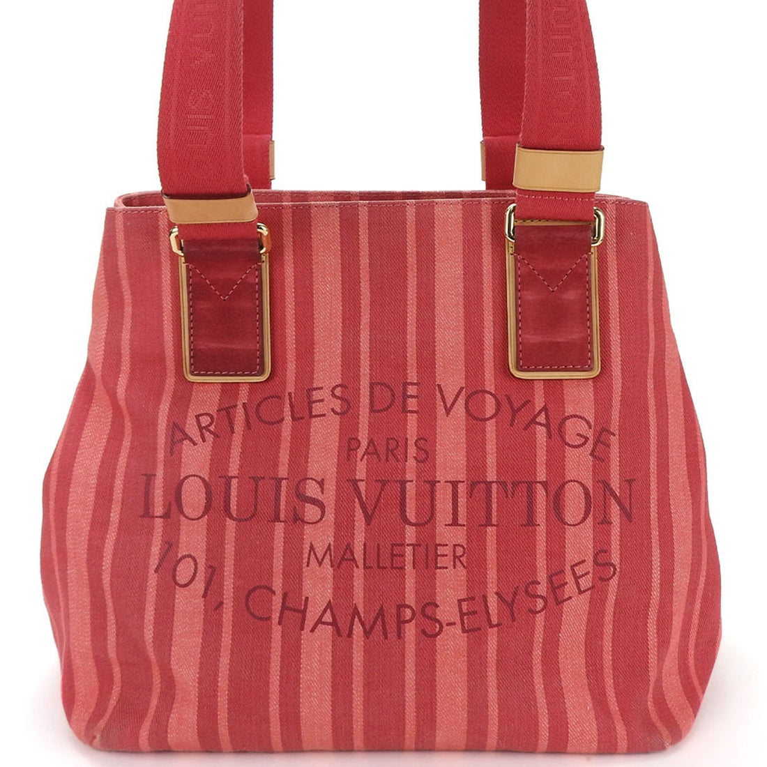 Louis Vuitton Plein Soleil Red Canvas Tote Bag