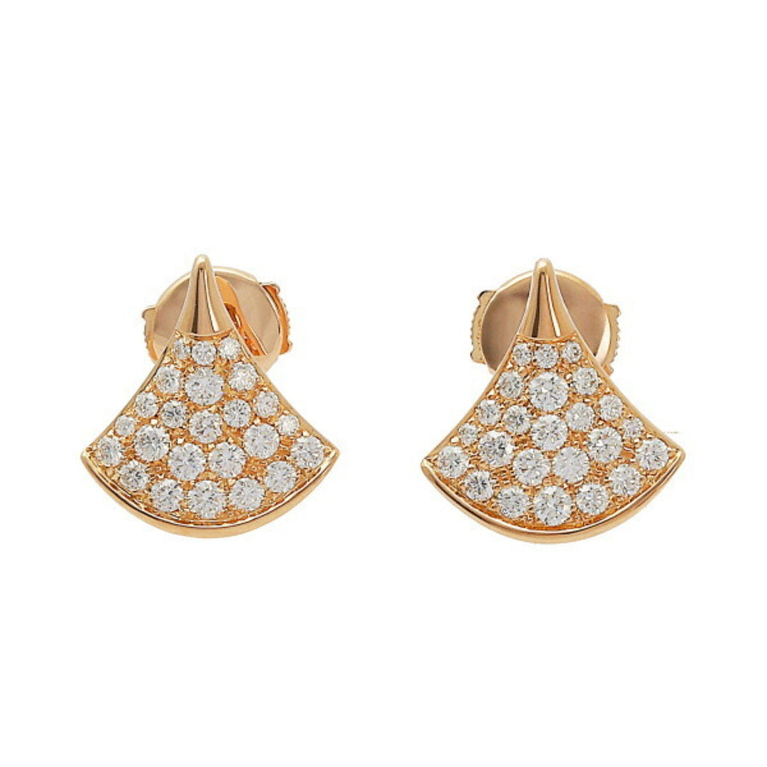 Bulgari Divas dream Gold Rose Gold Earring 