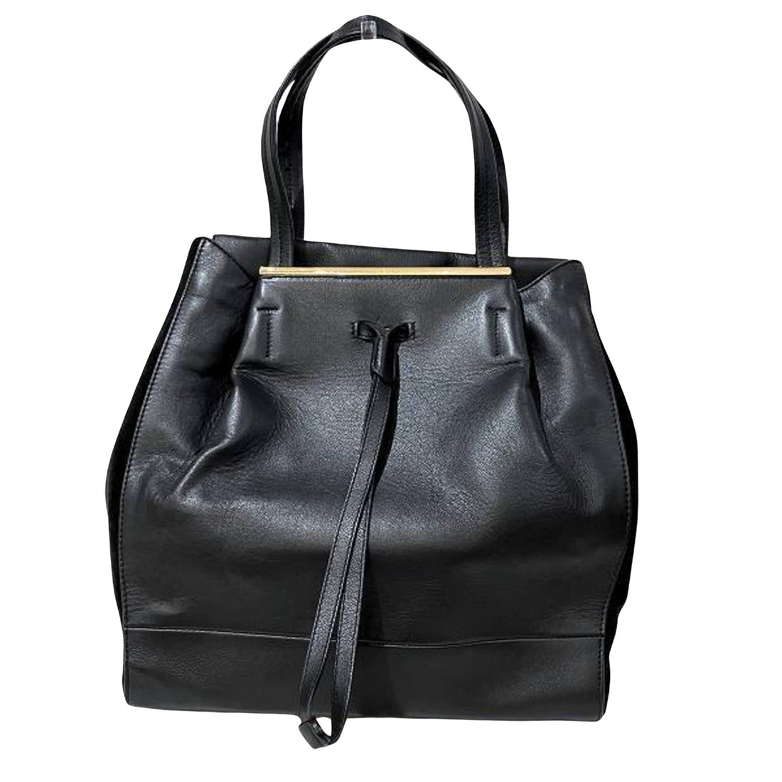 Furla Black Leather Handbag 