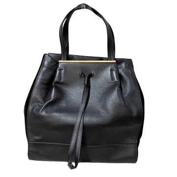 Furla Black Leather Handbag 