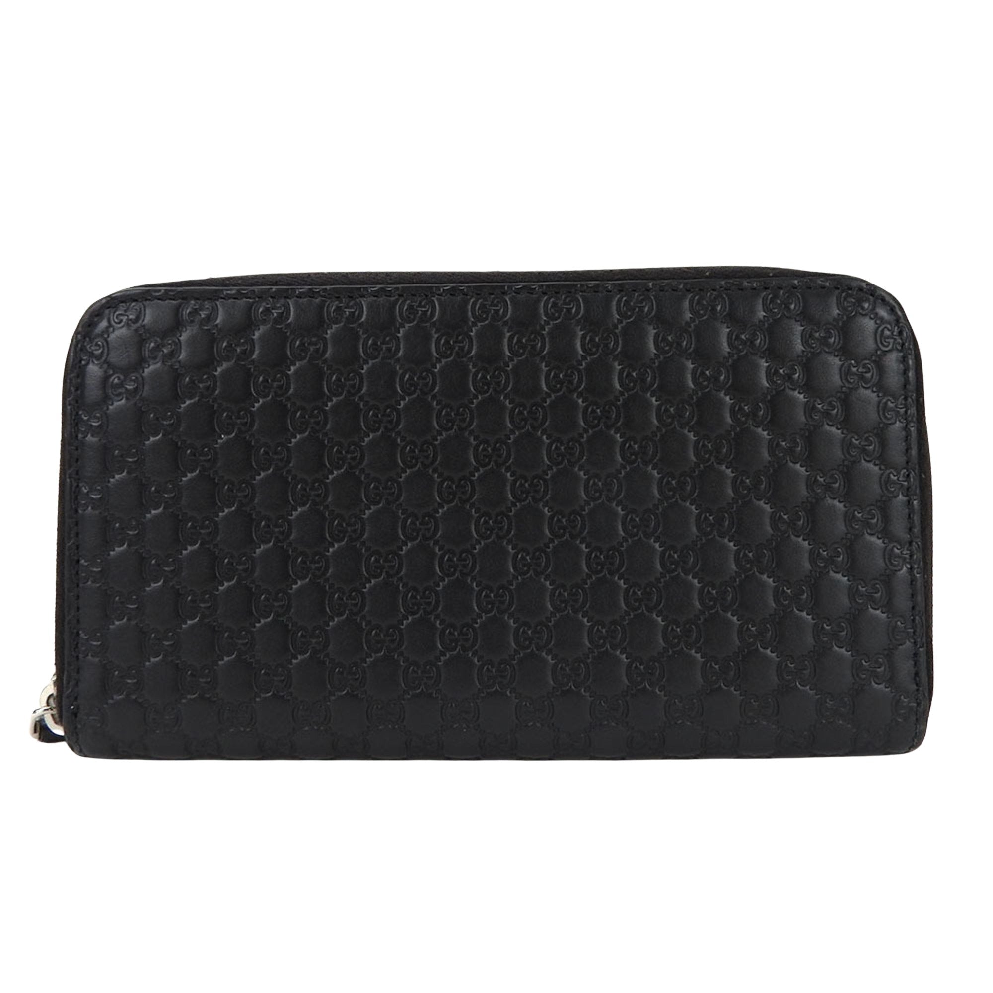 Gucci Guccissima Black Leather Wallet 